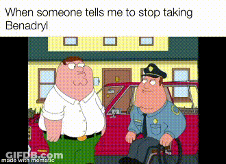 Peter Griffin Talking To Police Officer In Wheelchair GIF