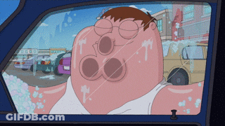 Peter Griffin Washing Car GIF