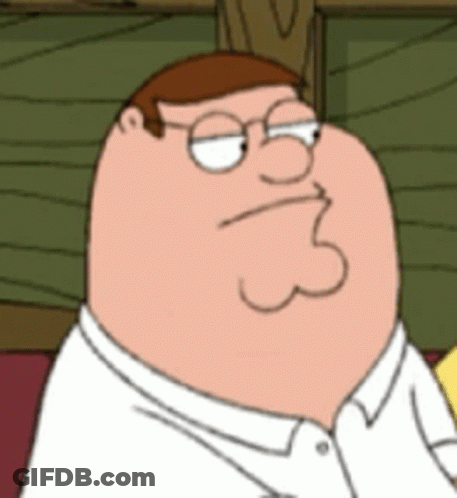 Peter Griffin Wearing Glasses GIF