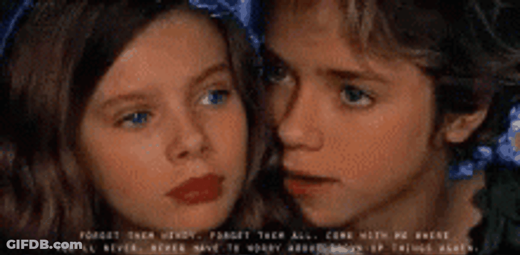Peter Pan And Wendy Talking Movie Quote GIF