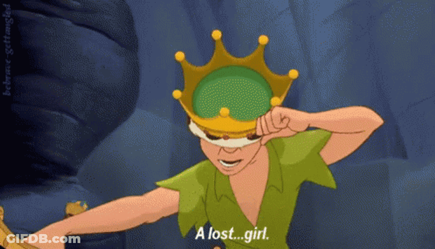 Peter Pan Animated Movie Prince Sword GIF