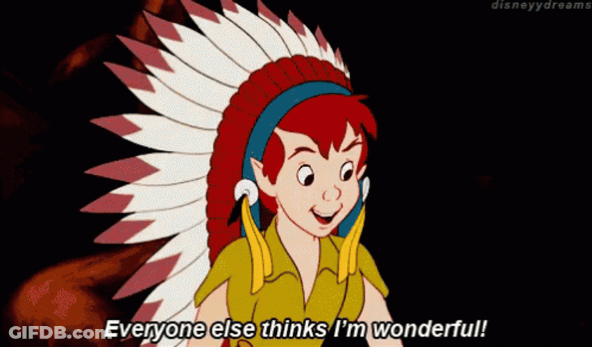 Peter Pan Animated Movie Quote GIF