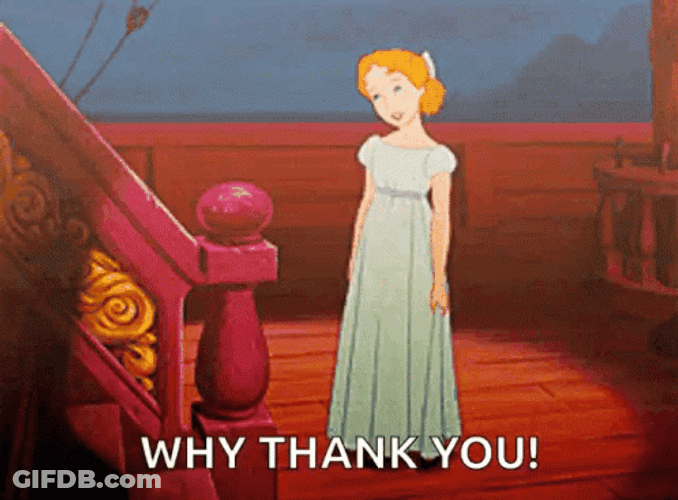 Peter Pan Wendy Bowing GIF