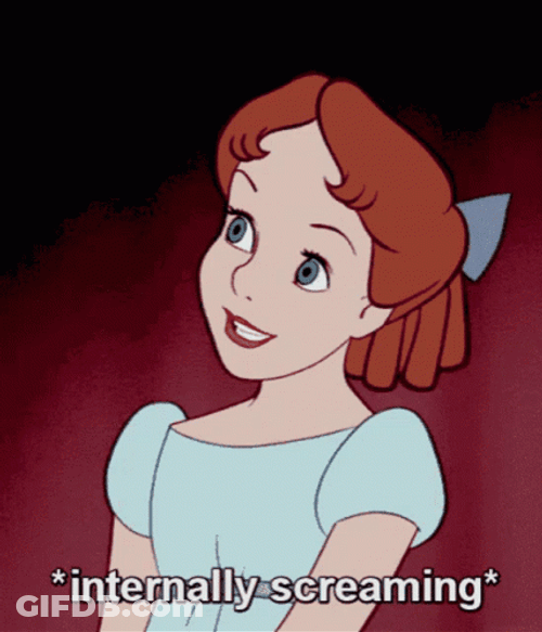 Peter Pan Wendy Internally Screaming GIF