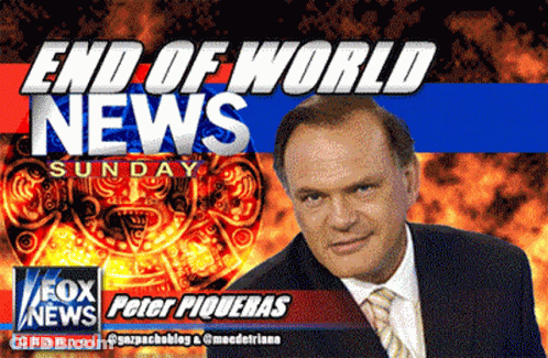 Peter Piqueras End Of World News Sunday GIF