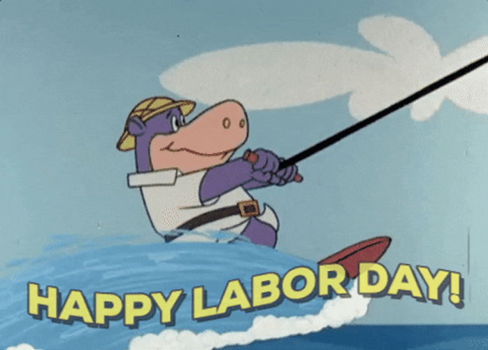 Peter Potamus Happy Labor Day GIF