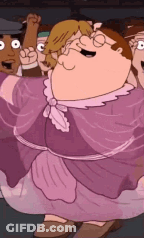 Peter Twirl Peter Griffin GIF