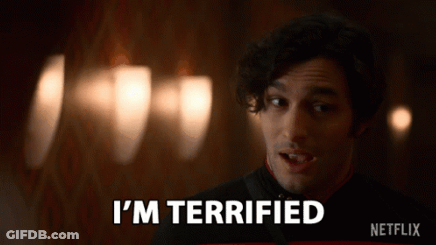 Petrified Lucifer I'm Terrified GIF
