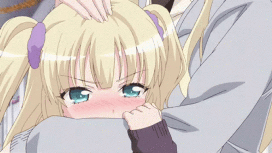 Petting Cute Anime Kobato Hasegawa GIF