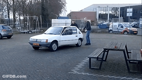 Peugeot 205 Tijs Vrolijk GIF