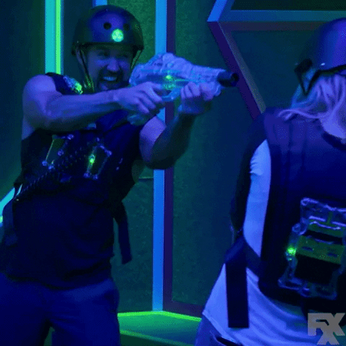 Pew Pew Firing Toy Gun GIF