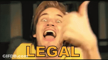 Pewdiepie Legal Massa Parabéns Joinha GIF
