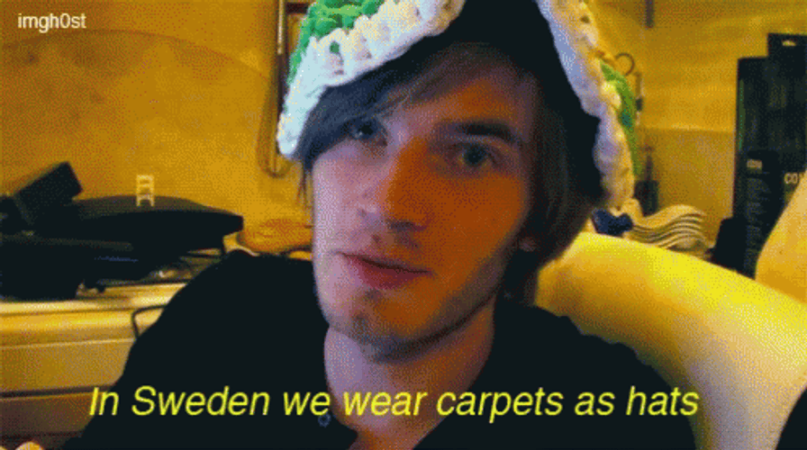 Pewdiepie Sweden Commnet GIF