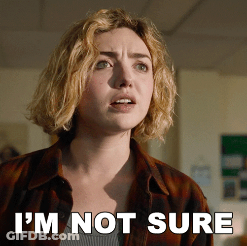 Peyton List Im Not Sure GIF