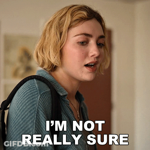 Peyton List Not Sure What Youre Talking About GIF