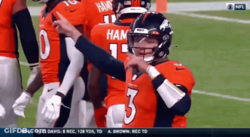 Peyton Manning Giving High Five GIF