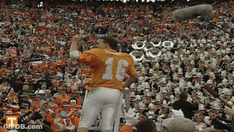 Peyton Manning Rocky Top Player Winning Championship GIF