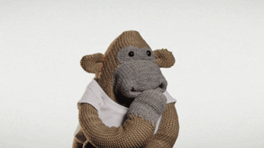 PG Tips Monkey Nervous Shaking GIF