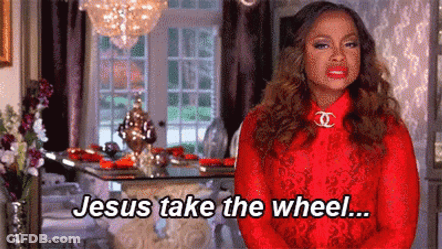 Phaedra Parks Jesus Take The Wheel GIF