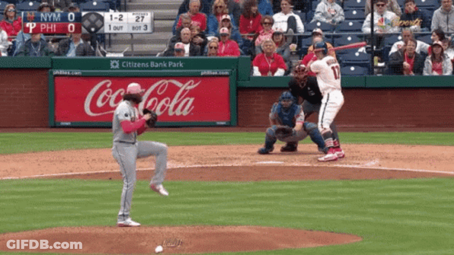 Phanatic Player Hits Ball And Home Run GIF