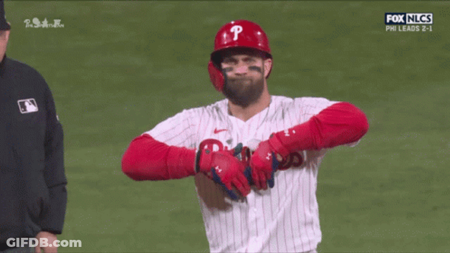 Phanatic Read My Shirt Gesture GIF