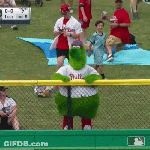 Phanatic Waving At Audience GIF