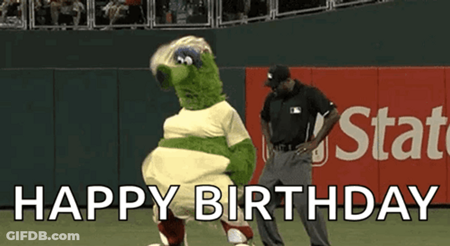 Phanatic Wearing Skirt Happy Birthday GIF