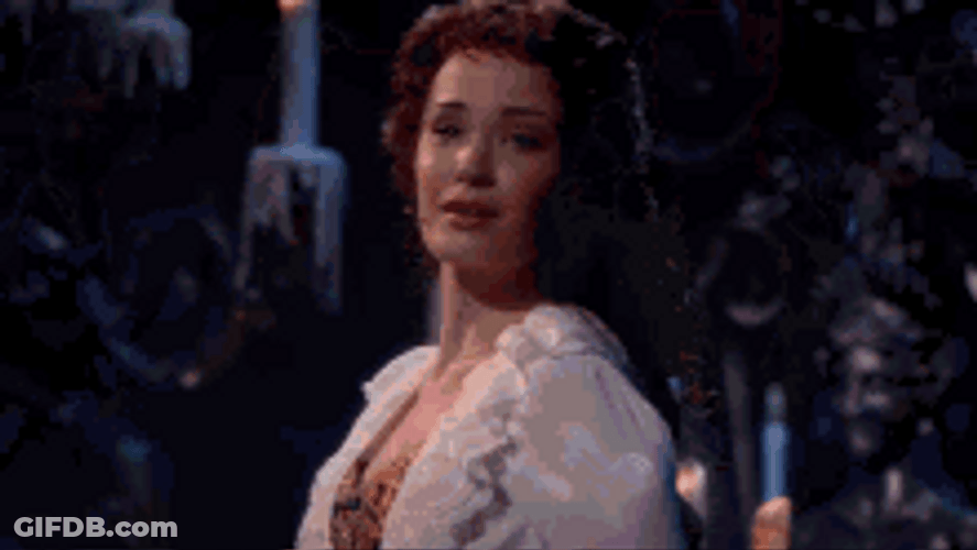 Phantom Of Opera Christine Daaé Erik Broadway GIF
