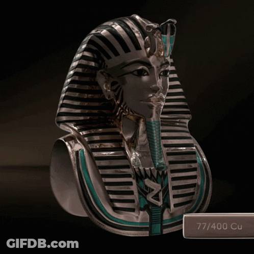 Pharaoh Statue 77/250 AG GIF