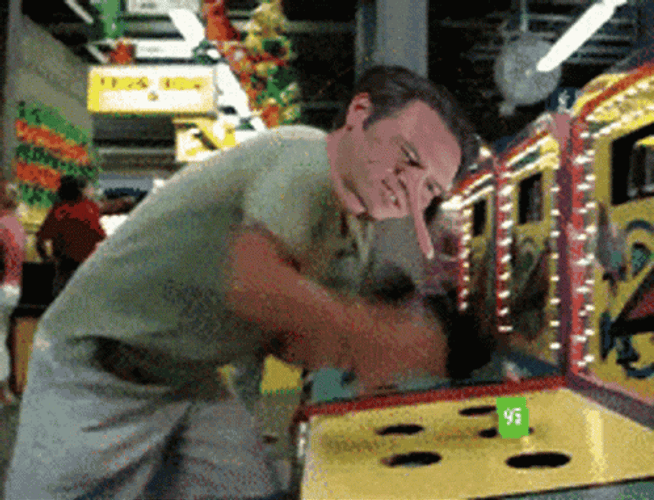 Phil Spencer Playing Whack A Mole GIF