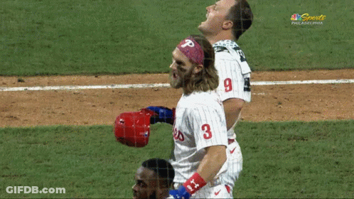 Philadelphia Baseball Player With Headband GIF