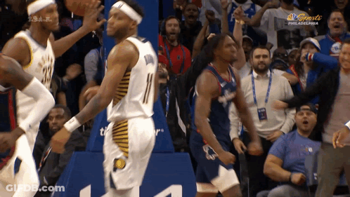 Philadelphia Basketball Game On NBC GIF