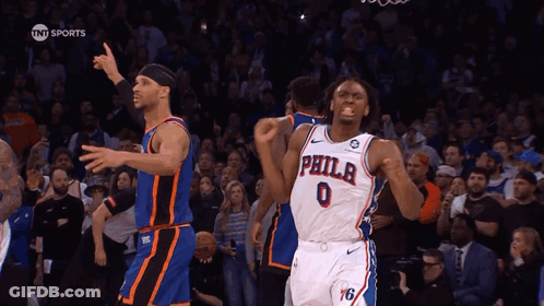 Philadelphia Basketball Player Celebrating GIF