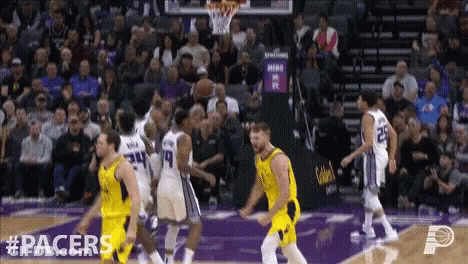 Philadelphia Basketball Player Number 42 Dribbling Ball GIF