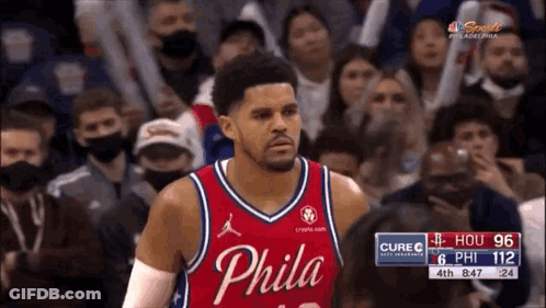 Philadelphia Basketball Player Standing GIF