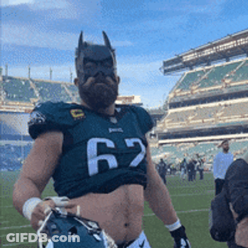 Philadelphia Eagles Batman Mask GIF