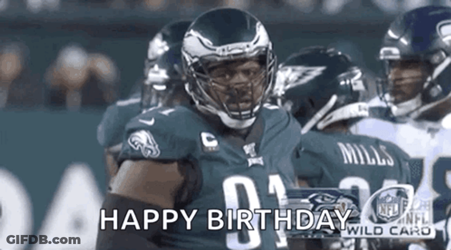 Philadelphia Eagles Happy Birthday GIF