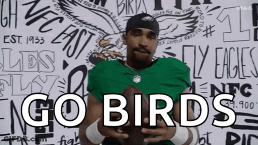 Philadelphia Eagles Jalen Hurts Go Birds GIF