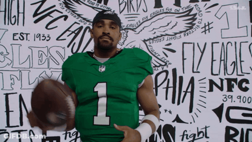 Philadelphia Eagles Jalen Hurts Spin The Ball GIF
