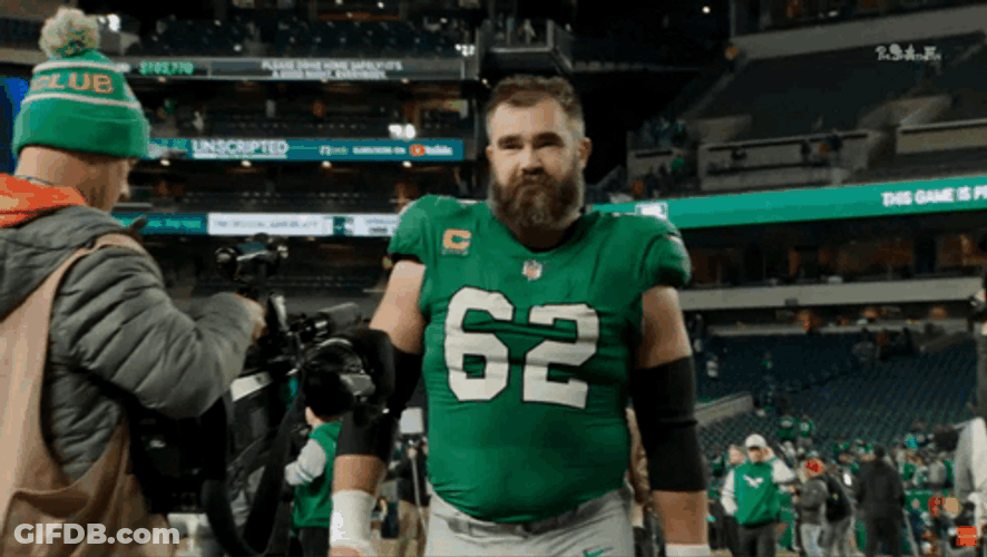 Philadelphia Eagles Jason Kelce Lets Go GIF