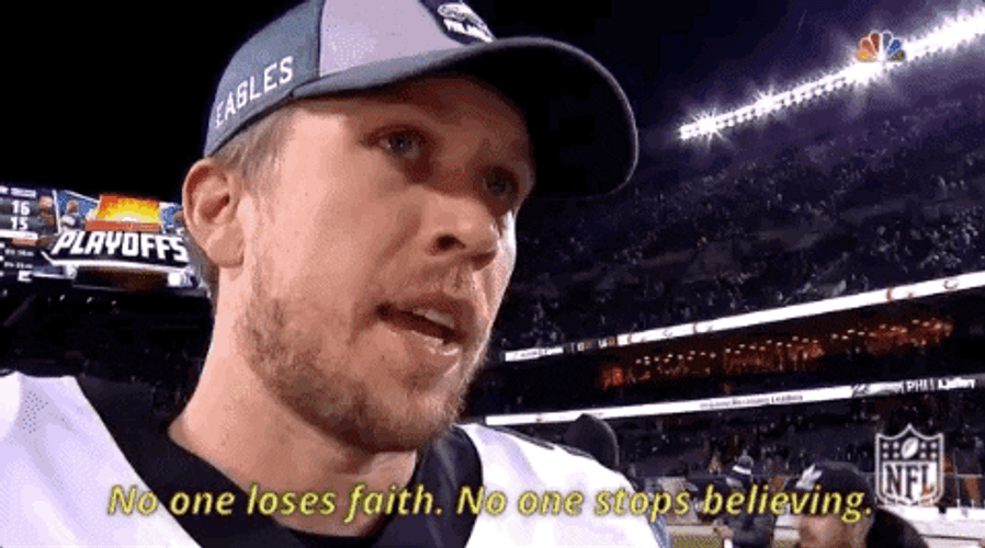 Philadelphia Eagles Nick Foles Being Interviewed GIF