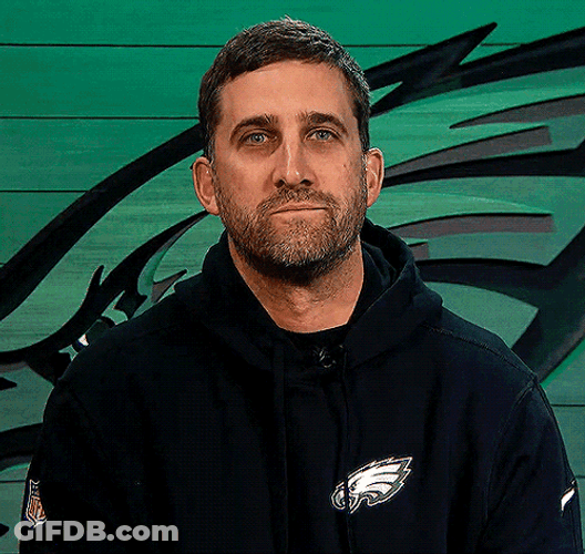 Philadelphia Eagles Nick Sirianni Smiling GIF