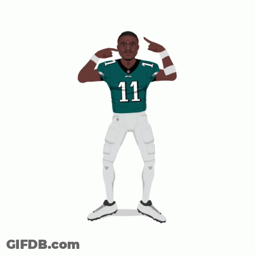 Philadelphia Eagles Player Number 11 GIF