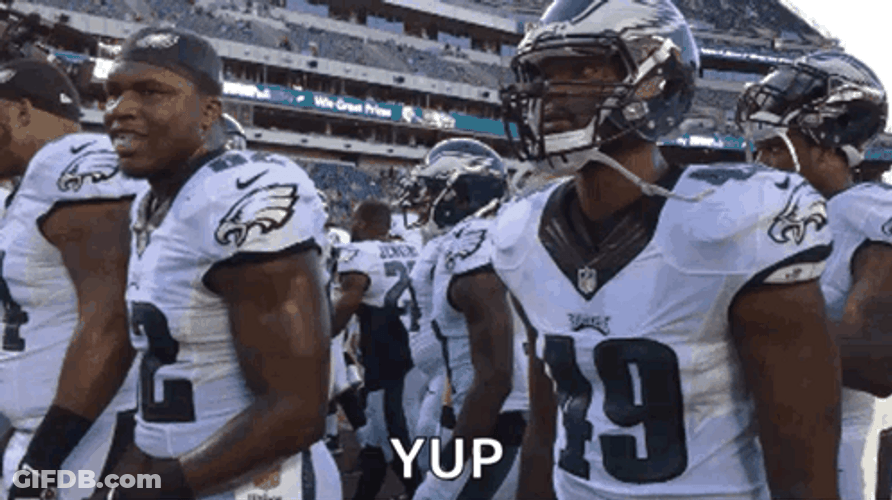 Philadelphia Eagles Player Smile GIF