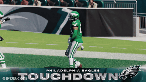 Philadelphia Eagles Touchdown Advertisement GIF