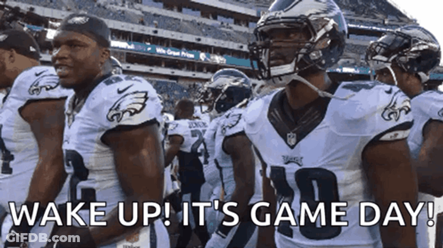 Philadelphia Eagles Wake Up Its Game Day GIF