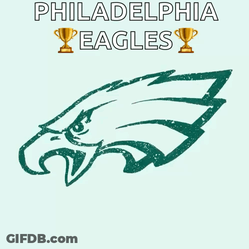 Philadelphia Eagles Win Trophy Poster GIF