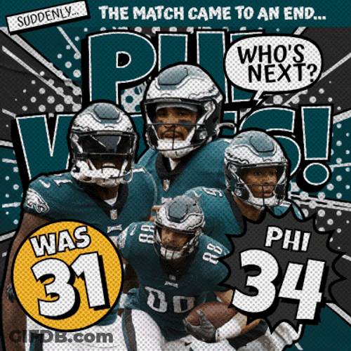 Philadelphia Eagles Winner Score GIF