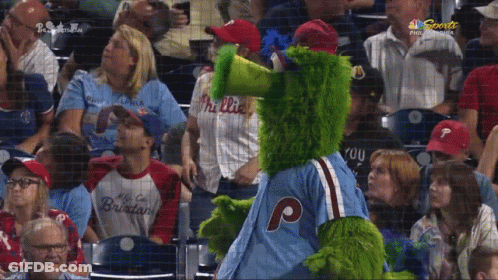 Philadelphia Phillies Mascot GIF