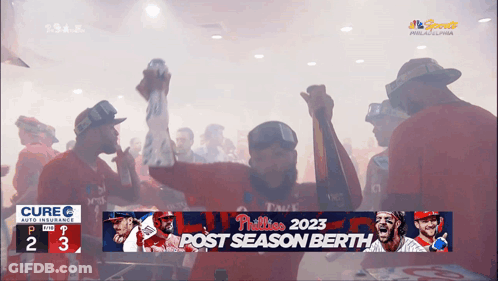 Philadelphia Phillies Post Season Berth Banner GIF
